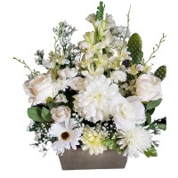 Fleurs | Bouquet de fleurs blanches | Boutique en ligne | Roy et Giguère