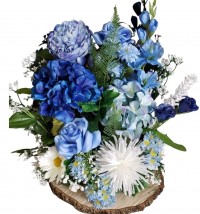 Fleurs | Bouquet de fleurs bleues | Boutique en ligne | Roy et Giguère