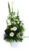 Fleurs | Arrangement Callas blancs CP-535 | Boutique en ligne | Roy et Giguère